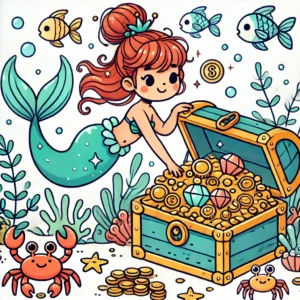 Mermaid Coloring Pages for Kids