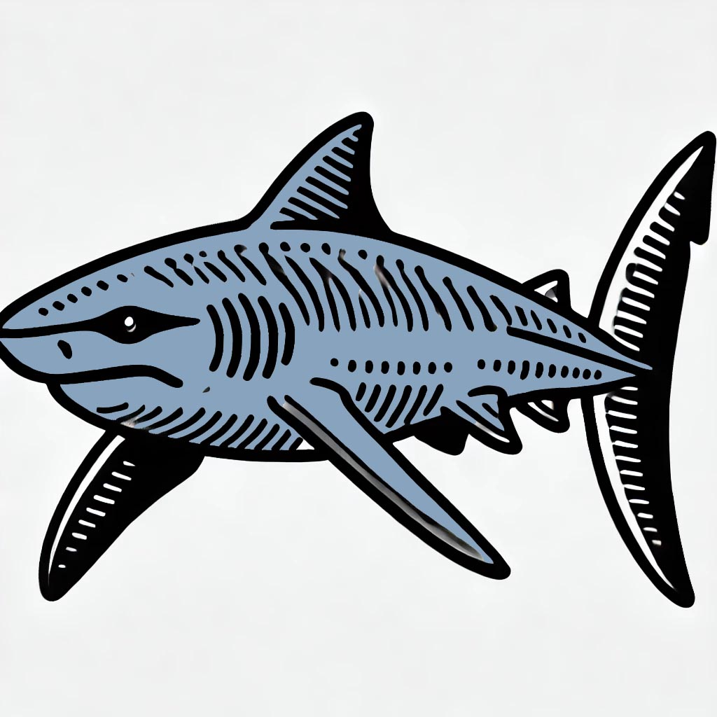 Coloring Pages Sharks Printable